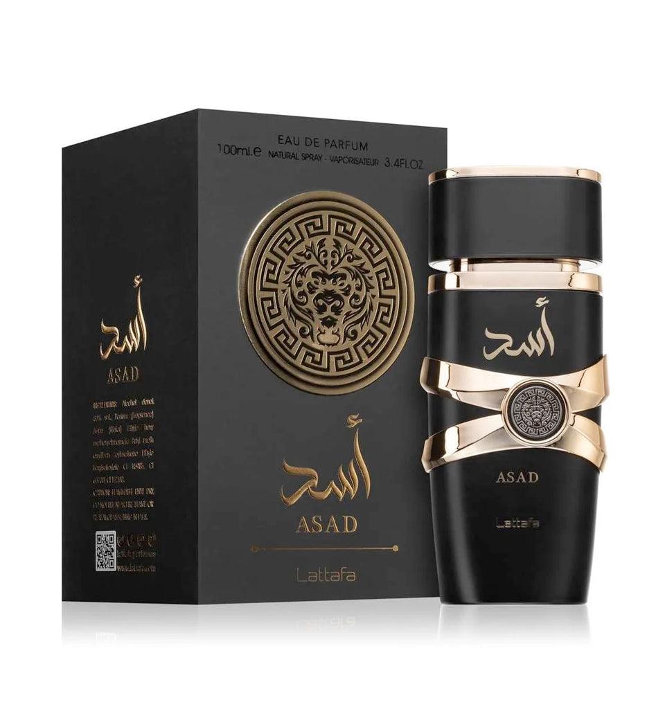 Asad Lattafa Masculino 100ml Eau de Parfum Fixação Longa